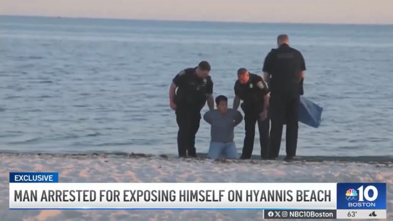 WATCH: Fugitive Facing Deportation Arrested for Lewd Act on Cape Cod Beach
