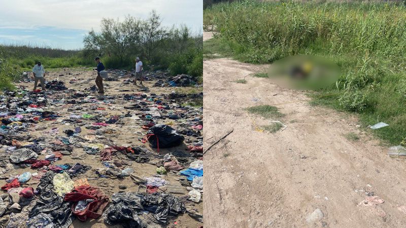 Shock Photo: Volunteers Cleaning Trash at Border Stumble Upon Dead Migrant