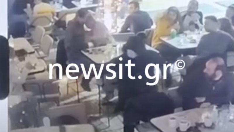SHOCK VIDEO: Albanian Men Executed at Busy Cafe in Greece