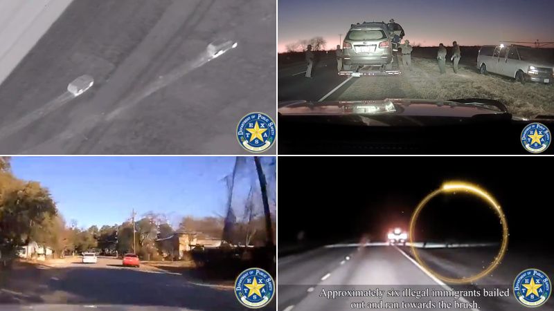 WATCH: Texas Troopers Chase Smugglers, Illegals in Slew of Dangerous Pursuits