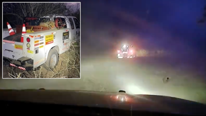Wild Video: Smuggler Crashes Fake Work Truck Packed With Illegals on Texas Ranch