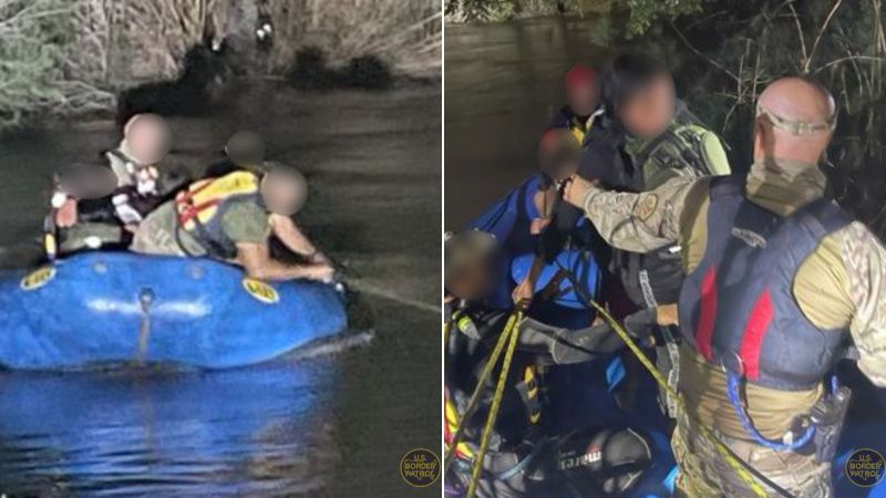 Border Agents Rescue 140 Illegals Stranded on Island in Rio Grande
