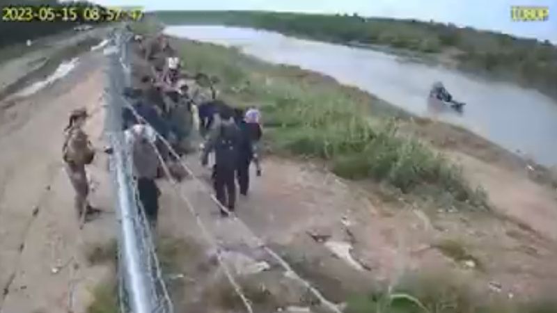 WATCH: US Soldier Opens Gate for Mob of Illegals on Private Texas Property