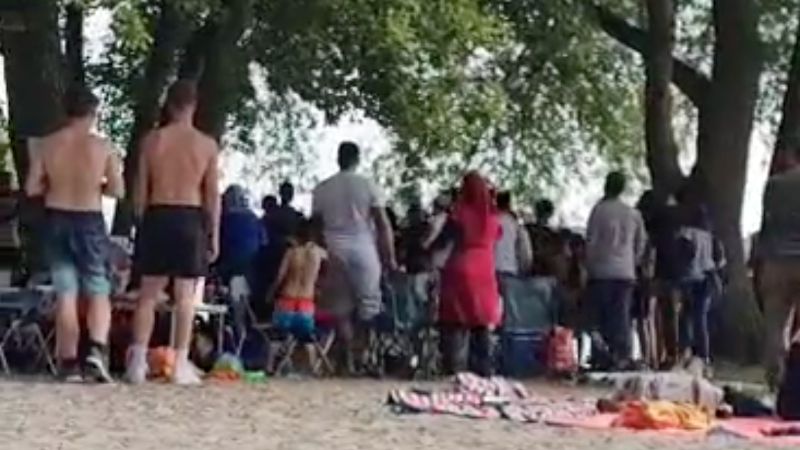 WATCH: Migrant Brawl at Beach in Germany