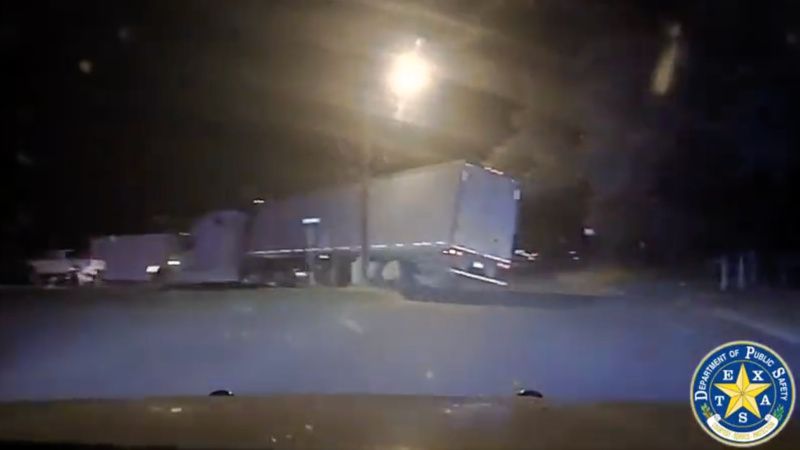 WATCH: Migrant Smuggler Leads Texas Troopers on High-Speed Chase in Stolen Big Rig