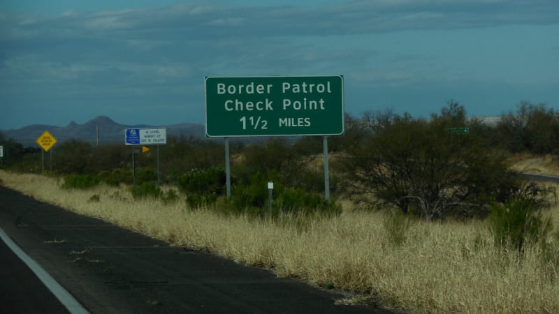 Motorist Hits Highway Roadblock Erected by Illegal Alien in Rural Arizona