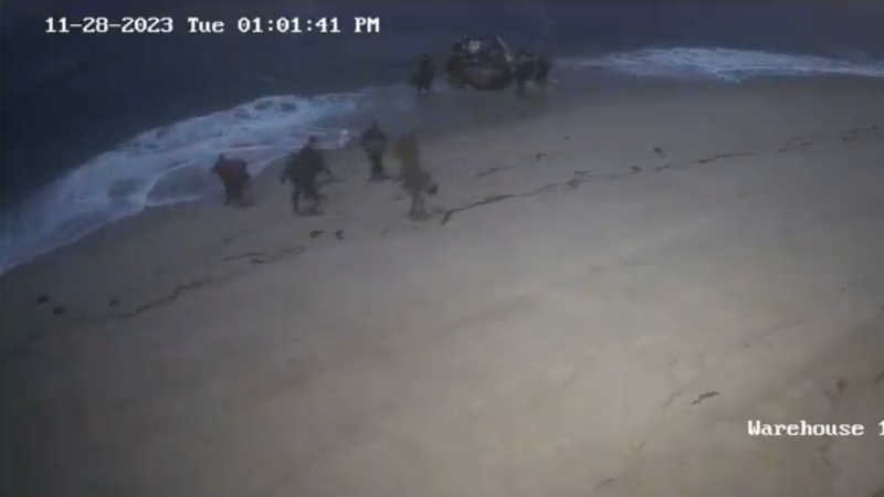 WATCH: Boatload of Illegals Storm Malibu Beach