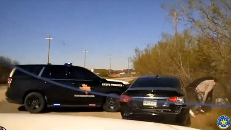WATCH: Texas Troopers End High-Speed Pursuit of Teen Smugglers With PIT Maneuver