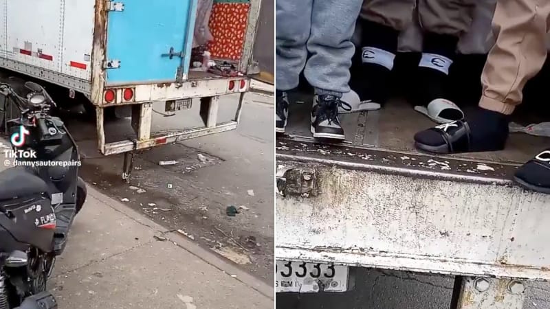 WATCH: NYC Man Confronts Illegal Aliens Squatting In Cargo Trailer