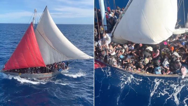 WATCH: Coast Guard Intercepts Boat Packed With Nearly 400 Haitians