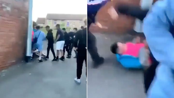 Shock Video: Boy Beaten by Mob of ‘Youths’ in England