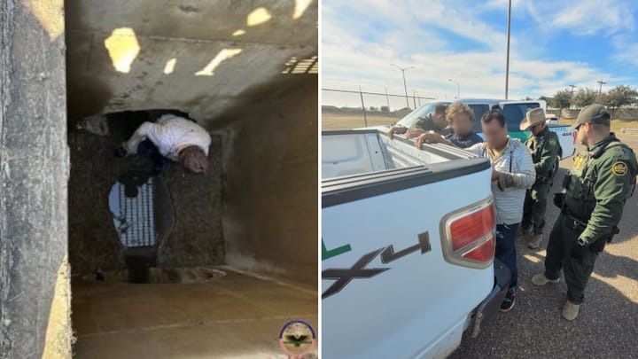 Border Patrol Rescues Illegal Aliens Trapped In Texas Storm Drain