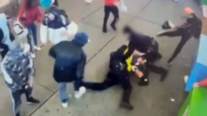 Shock Video: Mob of Illegals Beat Up NYPD Officers