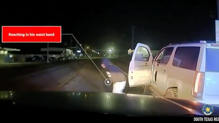 WATCH: Dangerous Vehicle Chase Ends in Foot Pursuit of Armed Smuggler and Illegals In Texas