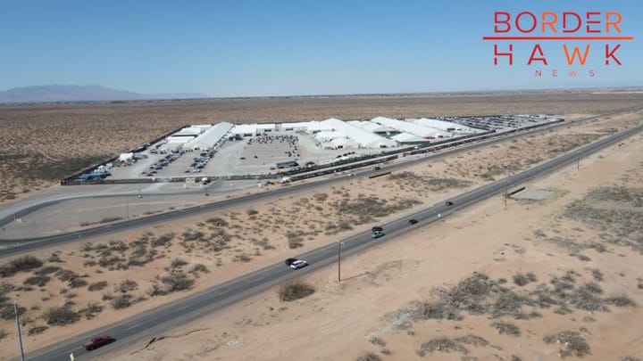 EXCLUSIVE: Massive Illegal Alien Processing Center in El Paso Desert