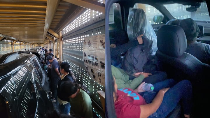 Illegals Found Hiding INSIDE New Cars on Train in Texas
