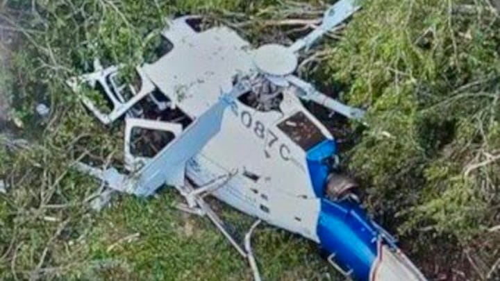 CBP Chopper Crash Lands in Mexico